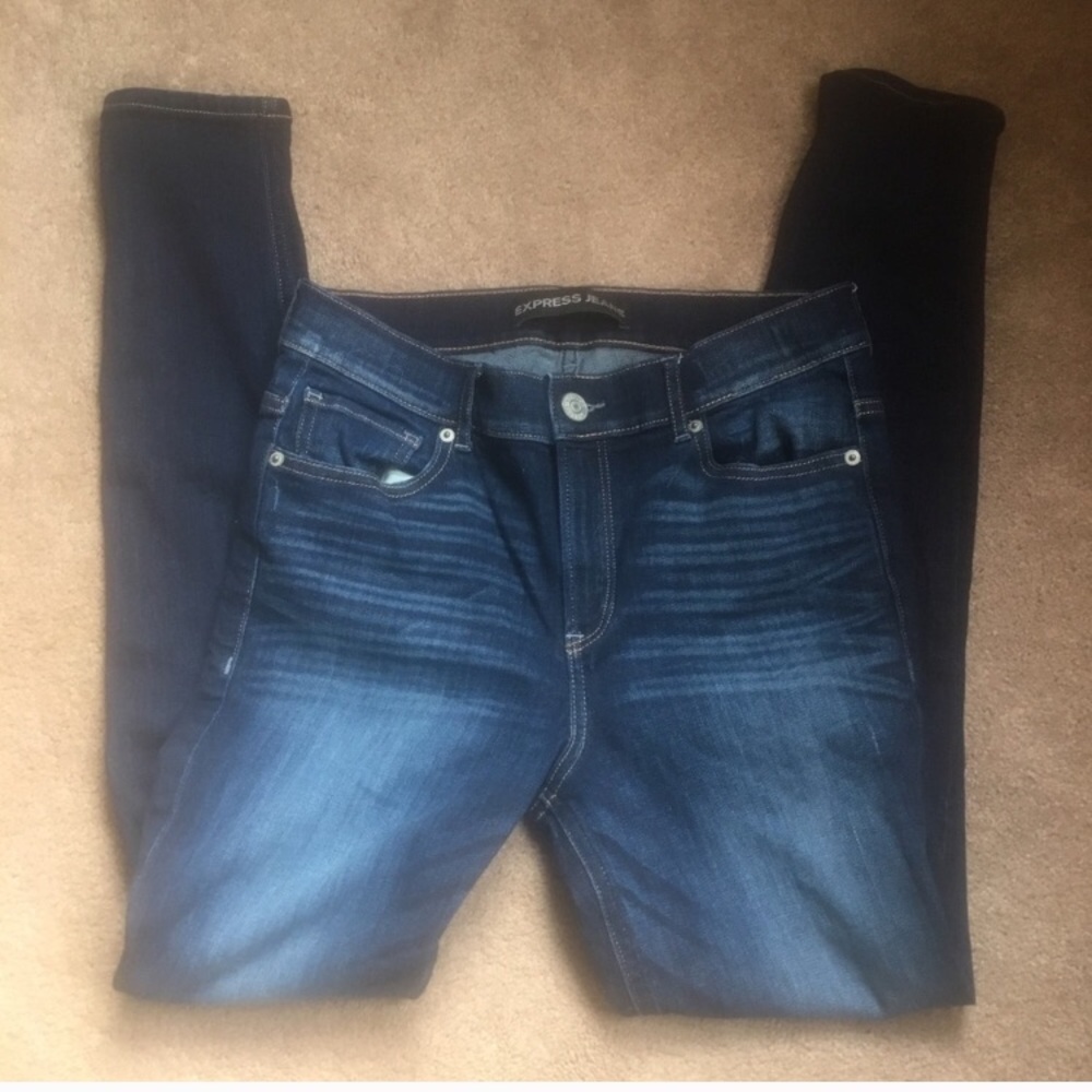 Express High Rise Legging Skinny Jeans